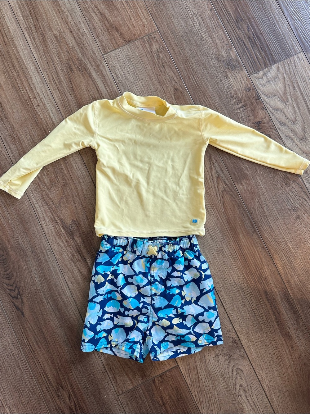 RuggedButts Baby Boy Rash Guard & Swim Shorts